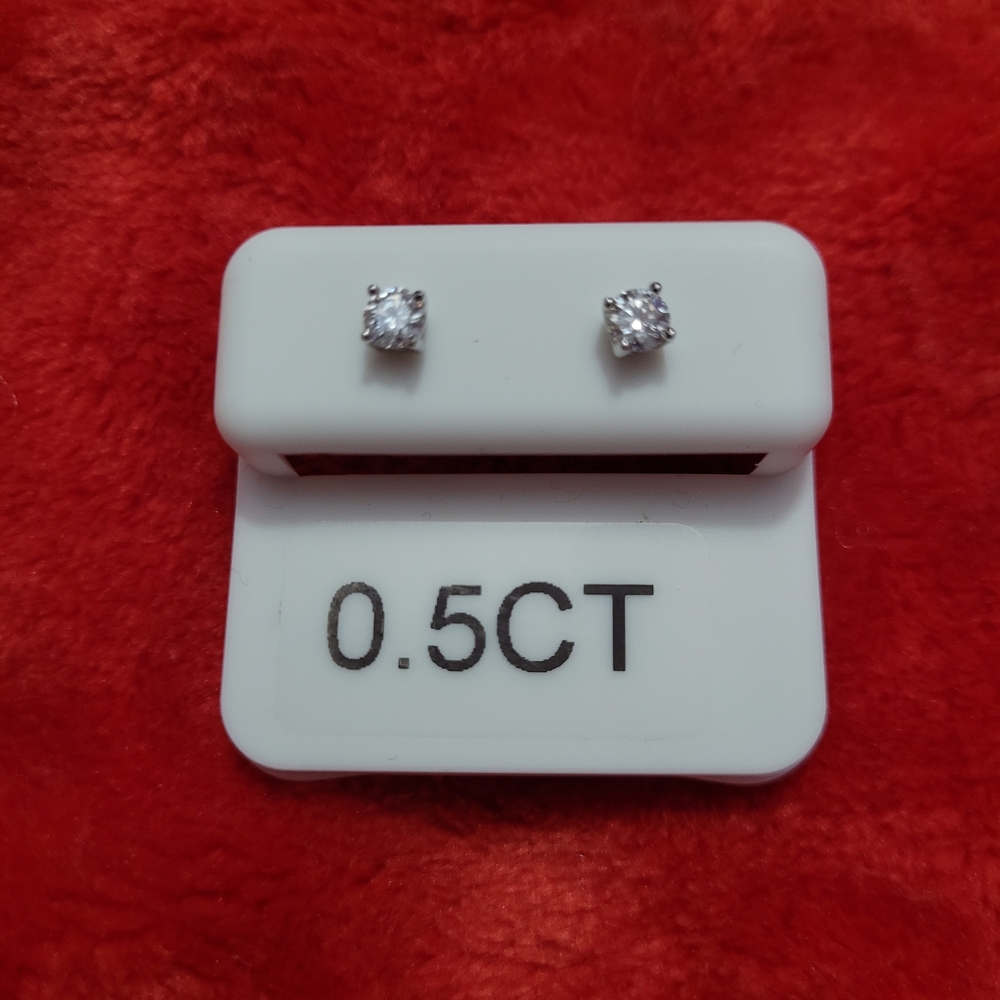 Elegant Silver Stud Earrings